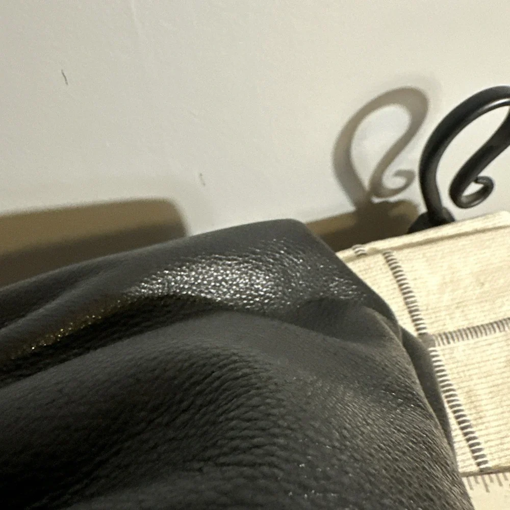 Kate Spade New York Black Town Road Elena Leather Shoulder Bag‎ Tote Gold Chain